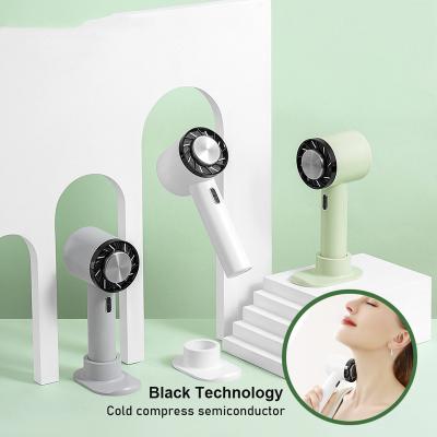 China Mini Cooling Air Conditioner Small Rechargeable Electric Fan New Household Portable Super Cold Handheld Cool Compress Radio for sale