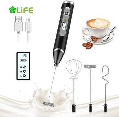 China 2022 New Design Viable Electric Household Chocolate Coffee Beater Egg Mixer Electric Milk Frother Mixer Heads for sale