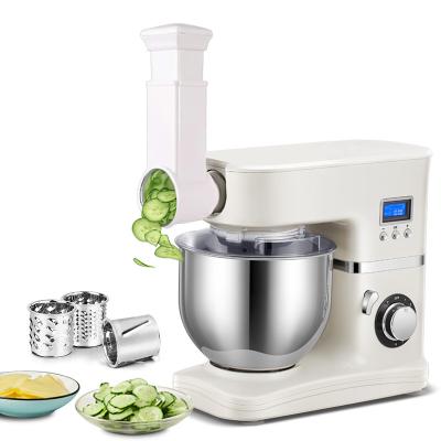 China Professional Classic Multifunctional Food Processor Electric Home Mixer Dough Stand Mixer 8 Speeds Household Kitchen Appliances Ejector Button for sale