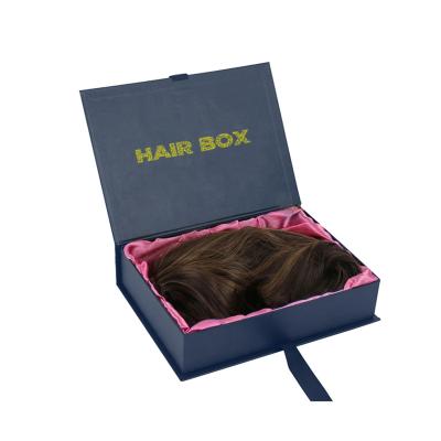 China Recyclable Custom Luxury Logo Wig Hair Extension Eyelash Case Paper Box Packaging Beauty Product Cosmetic Packing for sale