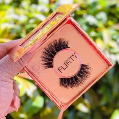 China Handmade Custom Design Magnetic Eyelashes Packaging Box Private Label With Window Luxury Gift Eyelash Packaging Box Lash Packaging Box for sale