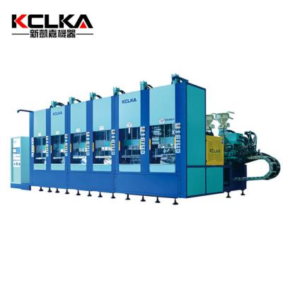 China KCLKA ​​Shoe Factory Brand EVA Injection One Color Sole Molding Machine Servo Motor System EVA Shoes Sole Making Machine à venda