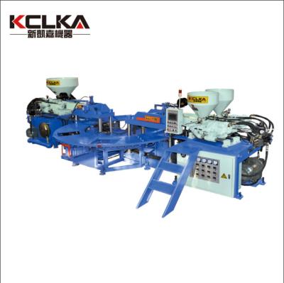 Κίνα KCLKA ​​Three Color PVC Injection Molding Machine Sandal Slipper Top Cover Making Machine προς πώληση