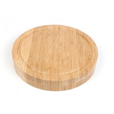 China Hot Seller Stocked OEM&ODM Round Cheese Cutting Board With Knife Set for sale