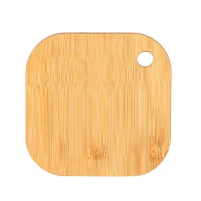 China Manufacturer Supplier Square Shape Stocked Bamboo Kitchen Chopping Plates Cutting Board Set for sale