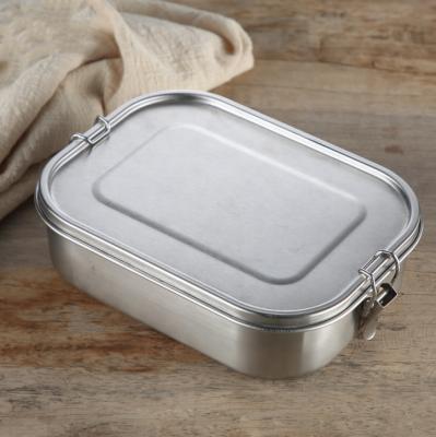 China Freshness Preservation 304 Stainless Steel Lunch Box Bento Lunch Box Metal Lunchbox Stainless Steel for sale