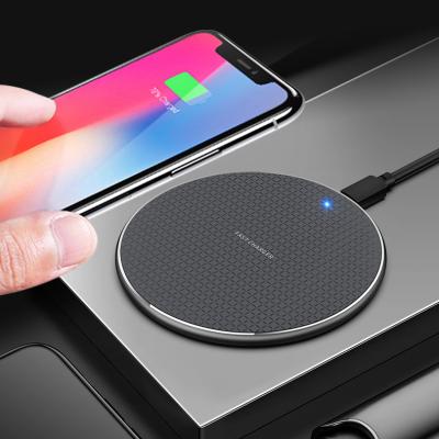 China Amazon 10W Wireless Charger Certified Mobile Phone Max Fast Wireless Charging Pad Compatible with iPhone Samsung for sale