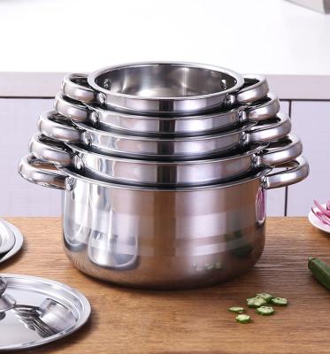 China China manufacturer stainless steel design sustainable cookware kitchen cooking pots for sale