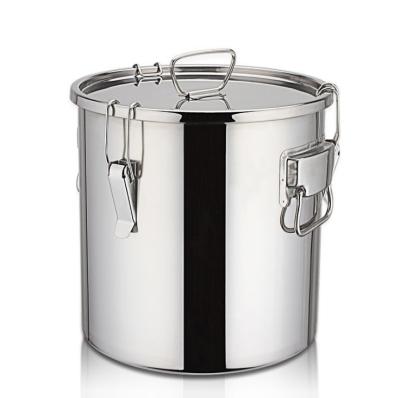 China Amazon 201 Stainless Steel Home Kitchen Pot Soup Stock Sustainable Smart Pots for sale