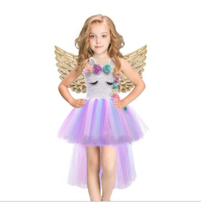 China cheap Anti-wrinkle unicorn tutu dress for girls fashion unicorn tutu dress for sale