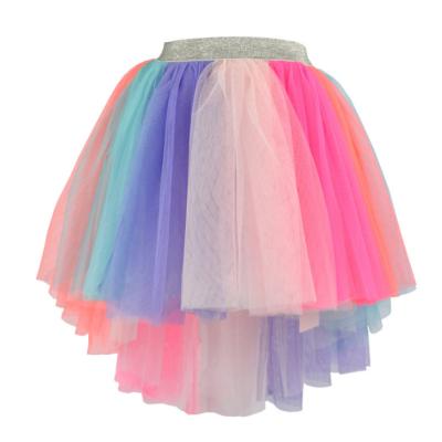 China Cheap Anti-wrinkle Rainbow Tutu Skirt Kids Unicorn Glitter Tutu for sale