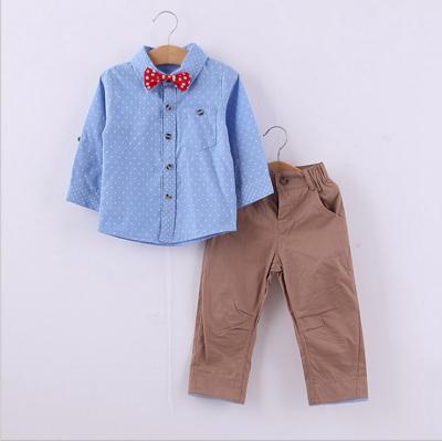 China Wholesale Spandex/Cotton Boy Clothes Kid Clothes Plaid Shirt Boy for sale