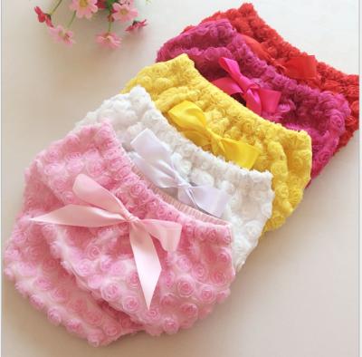 China Breathable Cute Baby Bloomers Newborn Pink Baby Bloomers for sale