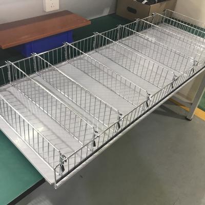 China OEM Supermarket Shelf Parts Light Duty Wire Mesh 1000x95mm/1250x95mm/1330x95mm Europe for sale