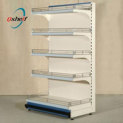 China Single Sided Custom Food Retail Display Stand Supermarket Shelves for sale