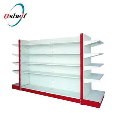 China Tegometall Classic Single Sided Supermarket Shelf European 50mm Pitch System for sale