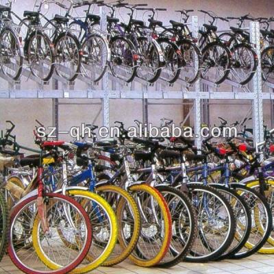 China Single / Double Sided Retail Store Interior Design Bicycle Display Rack for sale