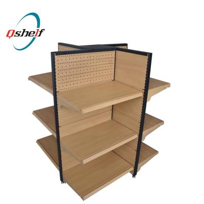 China 4 Sided 4 Sided Display Stand Supermarket Display Stand Four Way , Display Stand for sale