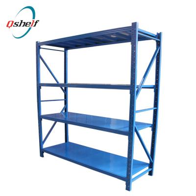 China Corrosion Protection Metal Storage Warehouse Light Duty Stacking Shelving Rack for sale