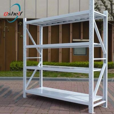 China Steel Box Storage Warehouses Wire Shelving System Light Duty Metal Storage Rack In Dubai for sale