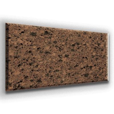 China Easy To Install And Maintain Factory Direct High Quality Brown Artificial Quartz Kitchen Countertops for sale