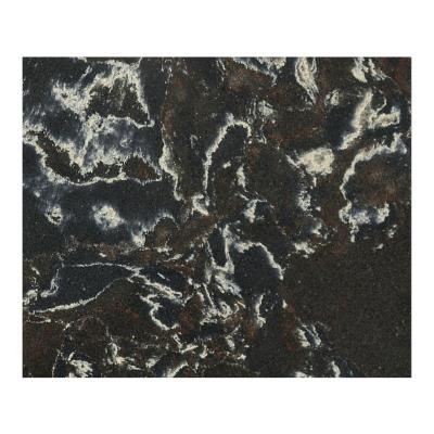 China Easy To Install And Maintain Cheap Pattern Black White Artificial Quartz Wall Decorations Stone Slabs Slabs For Indoor Flooring for sale