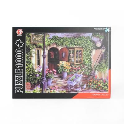 China DIY TOY Custom landscape landscape adult 1000 piece jigsaw puzzle of phoebe's flower for sale