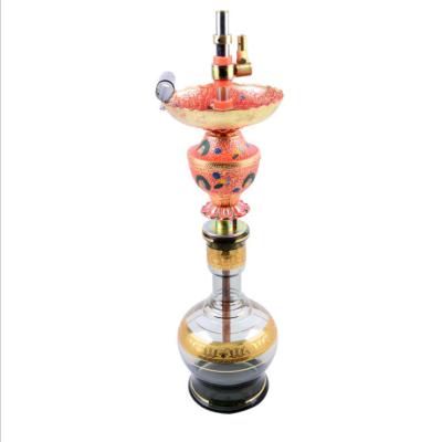 China Fashion Iraq Hookah Shisha Smoking Full Set Large Size Brass Shisha for sale