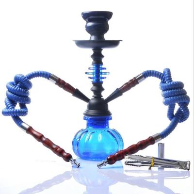 China Hot Sale 2019 New Design Acrylic Double Tube Hookah Shisha for sale