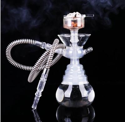 China 2019 New Design Glass Shisha Glass Hookah With Acrylic Hose for sale