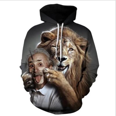 China Viable Women's Men's Couple Clothes Digital 3D Printing Hoodie Pullover Hooded Sweater for sale