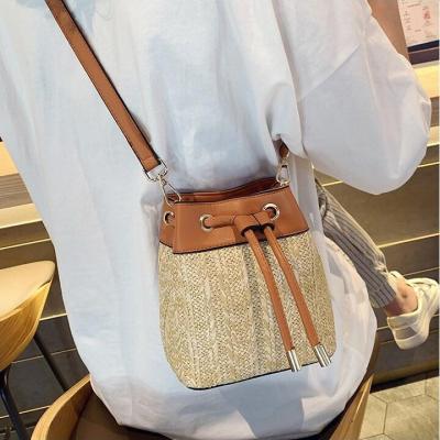 China New Fashion Summer Shoulder Mini Shoulder Bag Straw Beach Bag With Lady Handbag for sale