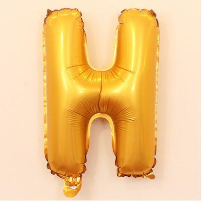 China Gift Toy Happy Birthday Anniversary Custom OEM Letter Number Alphabet Foil Balloon for sale