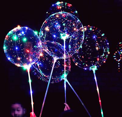 China Gift Toy Wholesale Bobo Ballon Light LED balloon for Christmas wedding party decoration led string light up Bobo Balloon for sale