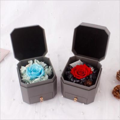 China For Popular Gift Wholesale Home Decoration Eternal Preserved Flower Decorative Gifts Rose Flower for sale