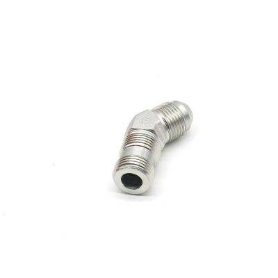 China Hose Lines Plug 2j4 Jic Male Female Thread Hydraulic Fittings Connectors 45 Degree Elbow Hose Hydraulic Adapter Fittings Adapters for sale