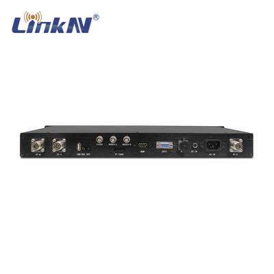 China 1U Rack Mount COFDM AES256 Video Receiver Diversity Reception Encryption LKAV-1302 for sale