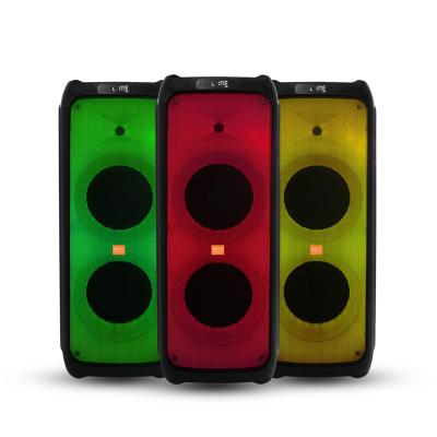 China Colorful LED light Feiyang high power Fire lighting effect party box indoor outdoor dj powered speakers for sale