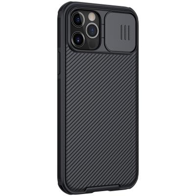 China Nillkin Magnet PC Lens Shockproof TPU Slide Camera Soft Phone Case For Iphone 12 pro With Camera Protection for sale