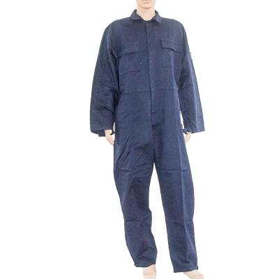 China Factory direct wholesale high quality men's women's cotton fire proof working long jumpsuit for sale