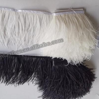 China For Arts And Crafts China Manufacturer Best-Selling Excellent Quality Ostrich Feather Fringe For Costume for sale