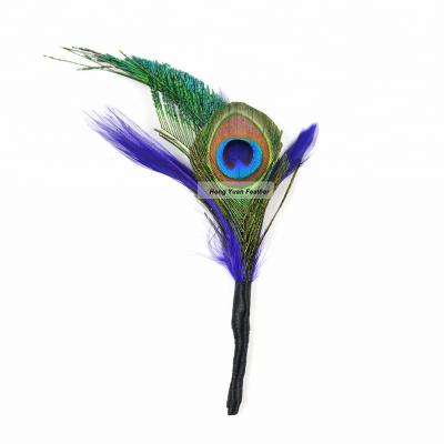 China Fashionable. Customized Elegant World Popular High Quality Delicate Olive-Purple A-259 Feather Peacock Brooch for sale