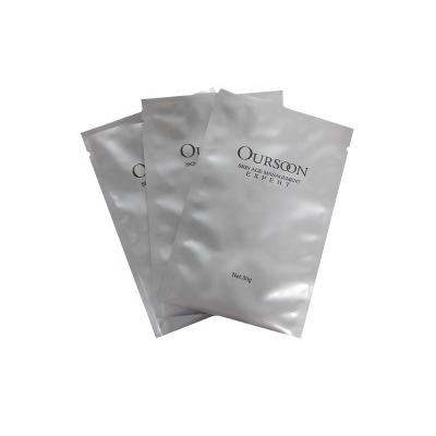 China Mini Aluminum Foil Three Side Moisture Proof Small Seal Flat Sachet For Sample Heat Seal Lotion Foil Cosmetic Pouches for sale