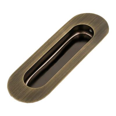 China Modern Antique Stainless Steel Bronze Recessed Drawer Pulls Handle for sale