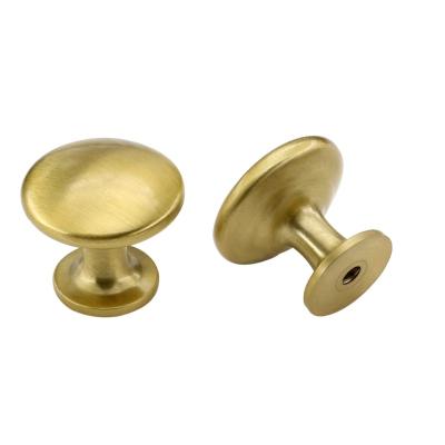 China Modern Custom Round Shape Kitchen Knob Handle Pulls Special Design Cabinet Handle Knobs Copper Furniture Solid Brass Hardware for sale