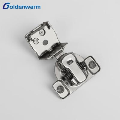 China Modern Goldenwarm Stainless Steel Cabinet Hinges 1/2 Inch Overlaid Self Closing Hinges for sale