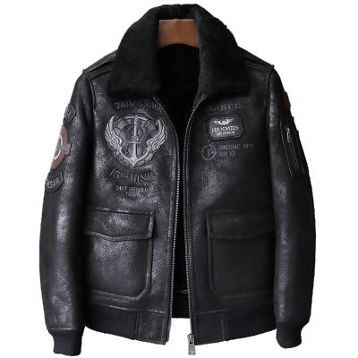 China Viable New Style Men's Leather Jacket Fashion Leather Jacket Men High Quality Leather Jackets for sale