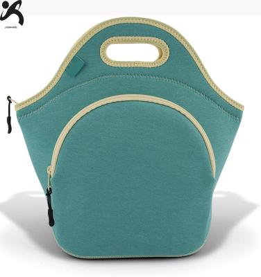 China Factory Custom Insulated Neoprene Insulated Kids Children Cooler Box Thermal Lunch Cooler Box Bag With Pouch for sale