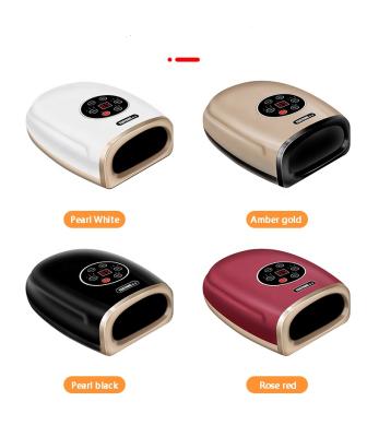 中国 2021 Cordless Hand Therapy Massager Acupressure Air Compression Heat Pain Relief Palm Cordless Electric Fingers Hand Massager 販売のため