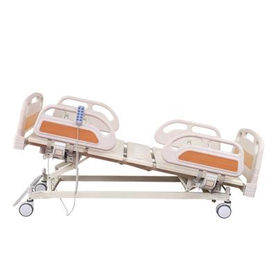 中国 Plastic Folding Patient Care Function ICU Centers Factory Price ABS 5 Home Nursing Electric Hospital Bed 販売のため